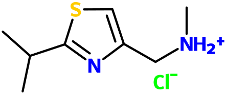(图片) MC095379 2-Isopropyl-4-(N-methylaminomethyl)thiazole HCl